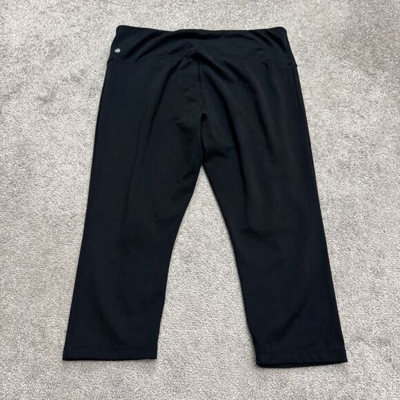 Zella Live In High Waist Capri Compression Leggings Womens XXL Black Yoga 34x20 - Picture 1 of 15